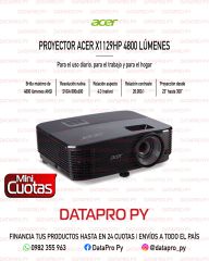 Proyector Acer X1129HP 4800 Lúmenes